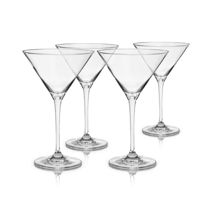 Reserve Milo Crystal Martini Glasses By Viski (set of 4)