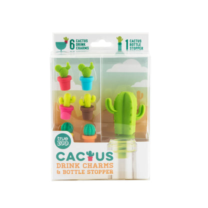 Cactus Stopper and Charm Set