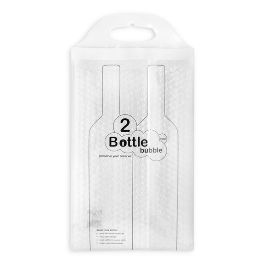 The Bottle Bubble® Protector for Two Bottles