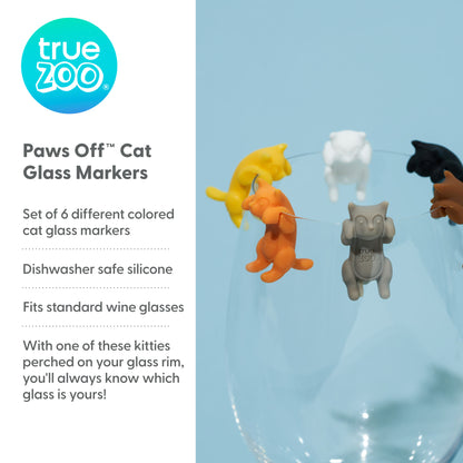 Paws Off™ Glass Markers (Set of 6)