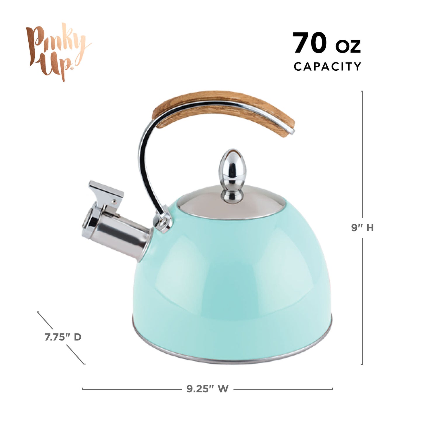 Presley Light Blue Tea Kettle