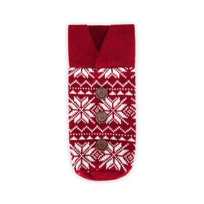 Wool Holiday Wine Sweater by Twine®