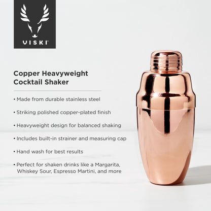 Copper Heavyweight Cocktail Shaker by Viski®