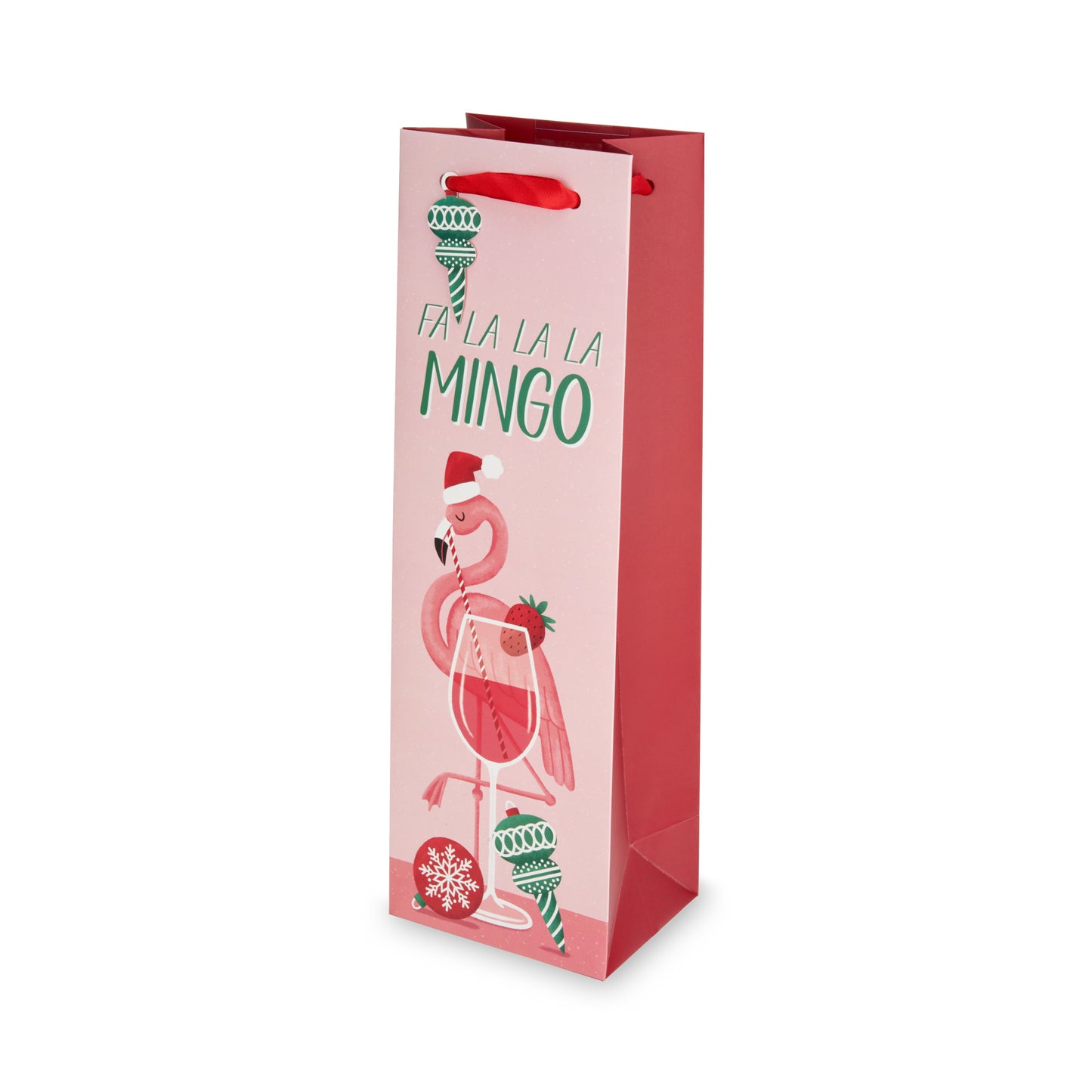 Retro Flamingo Single-bottle Wine Bag by Cakewalk-0