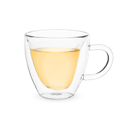 Kendall: Heart Double Walled Glass Tea Mug