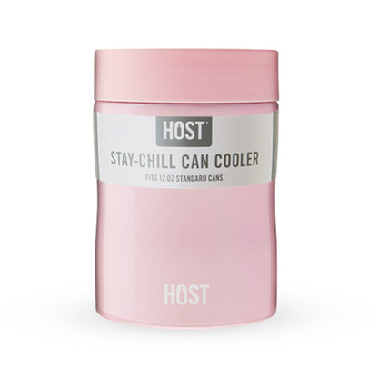 Stay-Chill Standard Can Cooler in Peony Pink