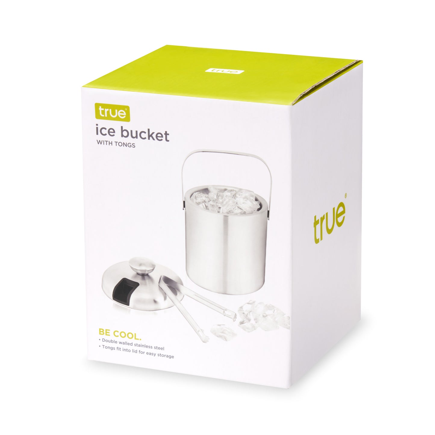 Stainless Steel Ice Bucket with Tongs by True