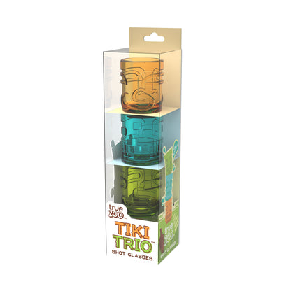 Tiki Trio™ Shot Glasses, Set of 3