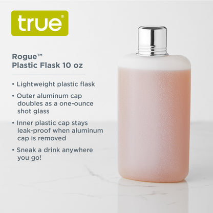 Rogue™: 10 Oz Plastic Flask