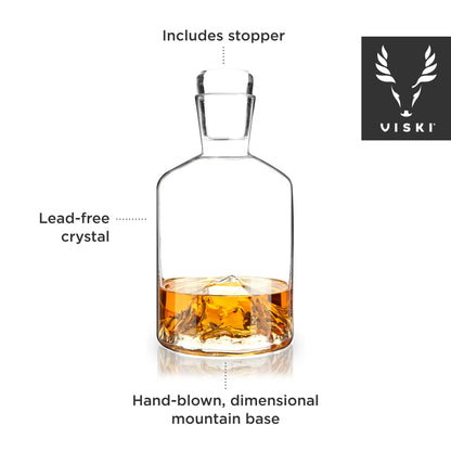 Mountain Crystal Liquor Decanter Viski®