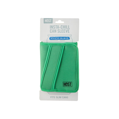 Insta-Chill Slim Can Sleeve in Green by HOST®