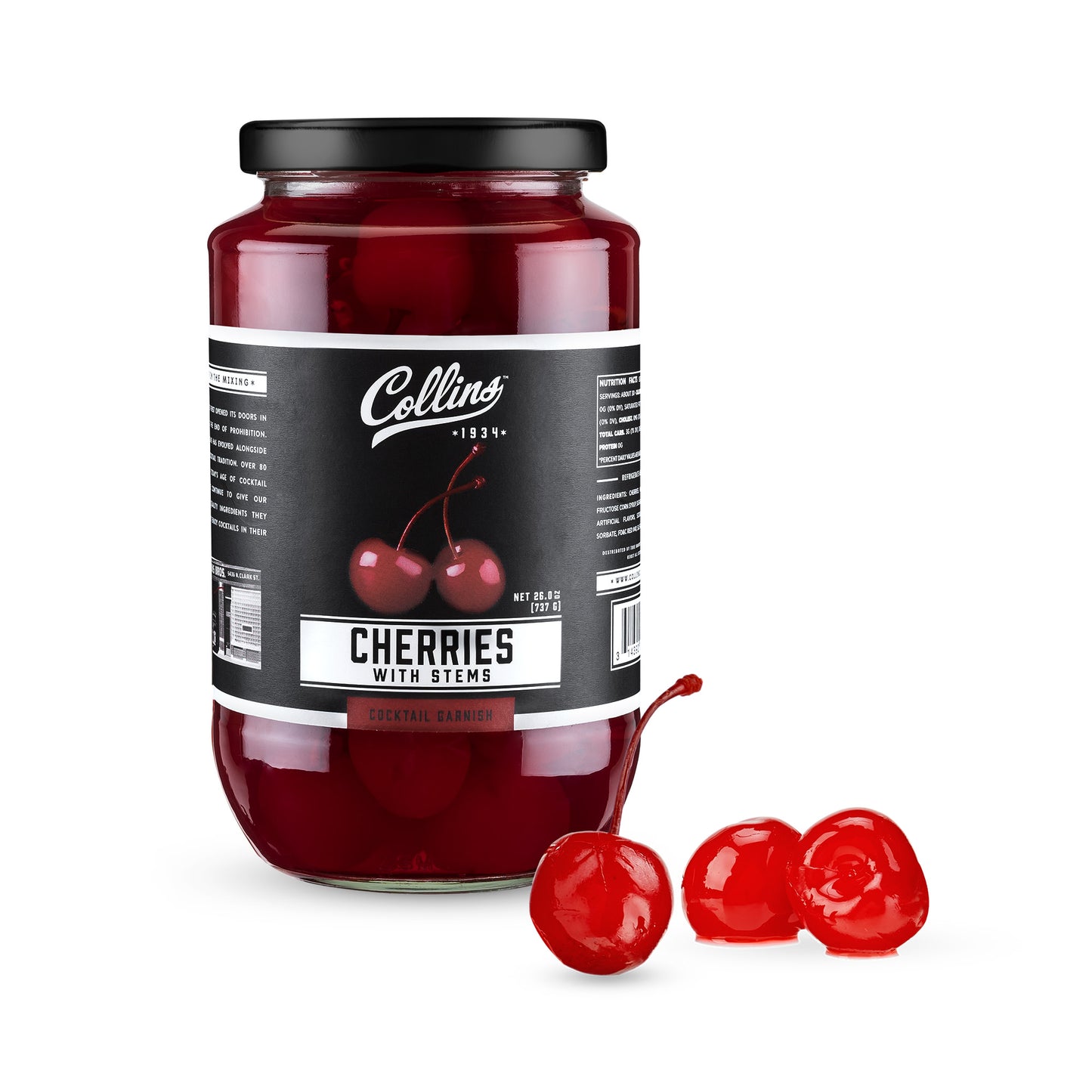 26 oz. Stemmed Cocktail Cherries by Collins-0