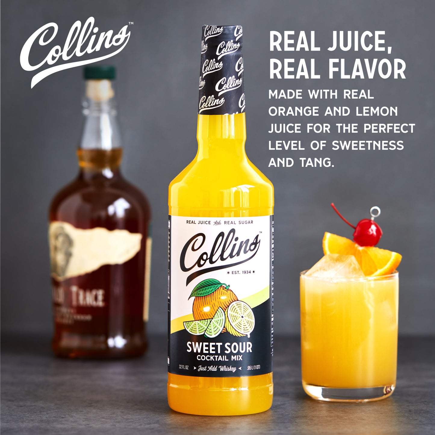 32 oz. Sweet & Sour Cocktail Mix by Collins