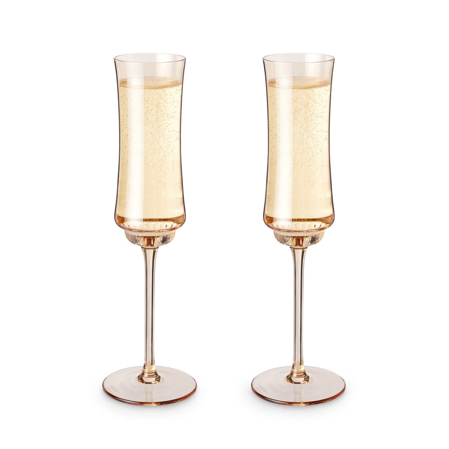 Tulip Champagne Flute in Amber by Twine Living