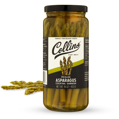 16 oz. Gourmet Pickled Asparagus by Collins