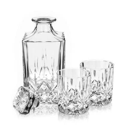 Admiral™ 3-Piece Decanter & Tumbler Set by Viski® - Mixologist Warehouse