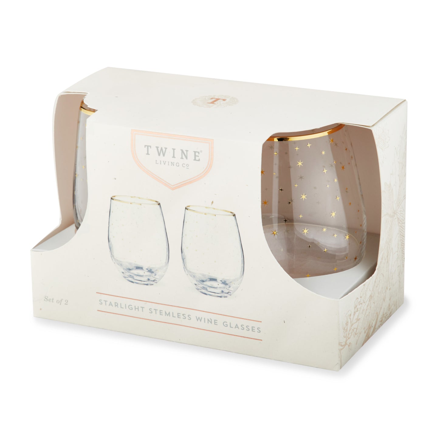 Starlight Stemless Wine Glasses