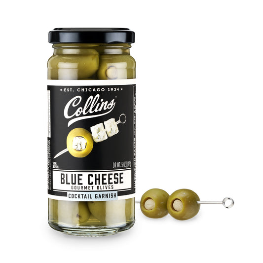 5 oz. Gourmet Blue Cheese Olives by Collins-0