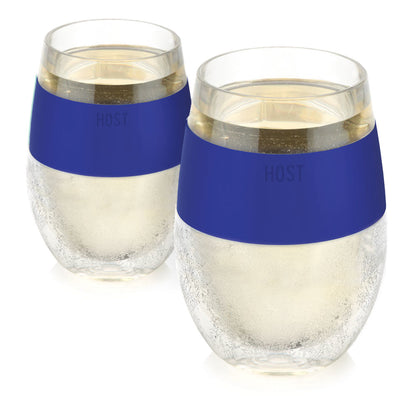 Wine FREEZE™ in Blue (set of 2) by HOST®