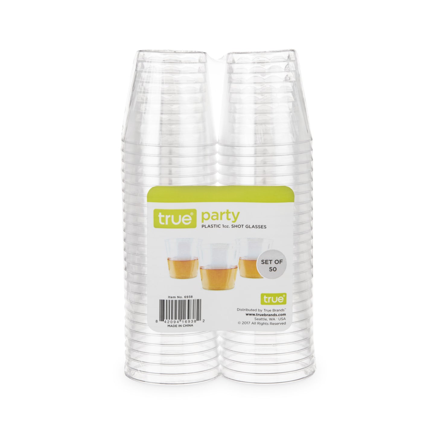 Plastic 1oz Shot Glass Set - 50 pc