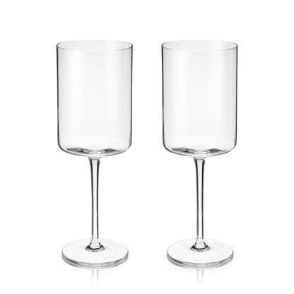 Laurel Crystal Red Wine Glasses