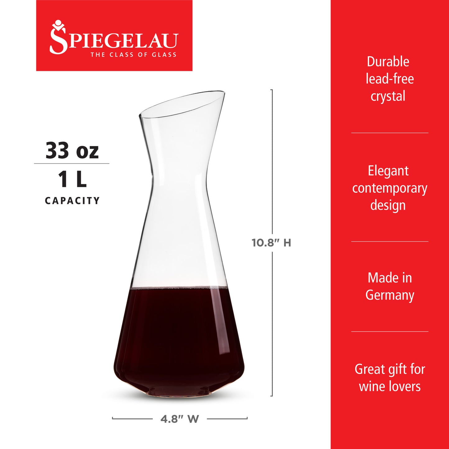 Spiegelau Style 1L Wine Decanter (Set of 1)