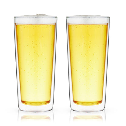 Double Walled Pint Glasses