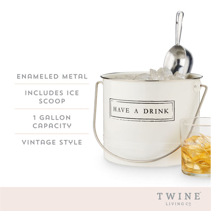 "Have A Drink" Ice Bucket and Scoop