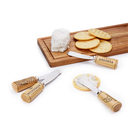 Cork Handled Cheese Spreader Set by Twine®