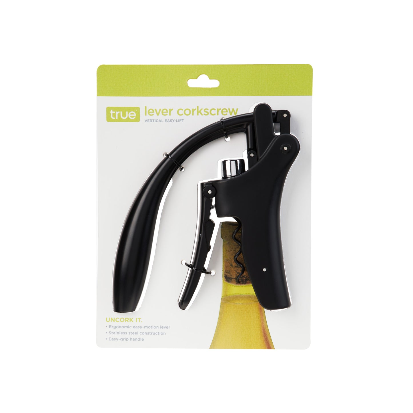 Black Lever Corkscrew