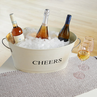 Cheers Galvanized Metal Tub