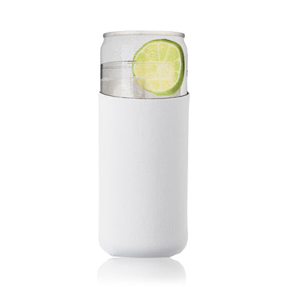 Slim Can Sleeve in White by True