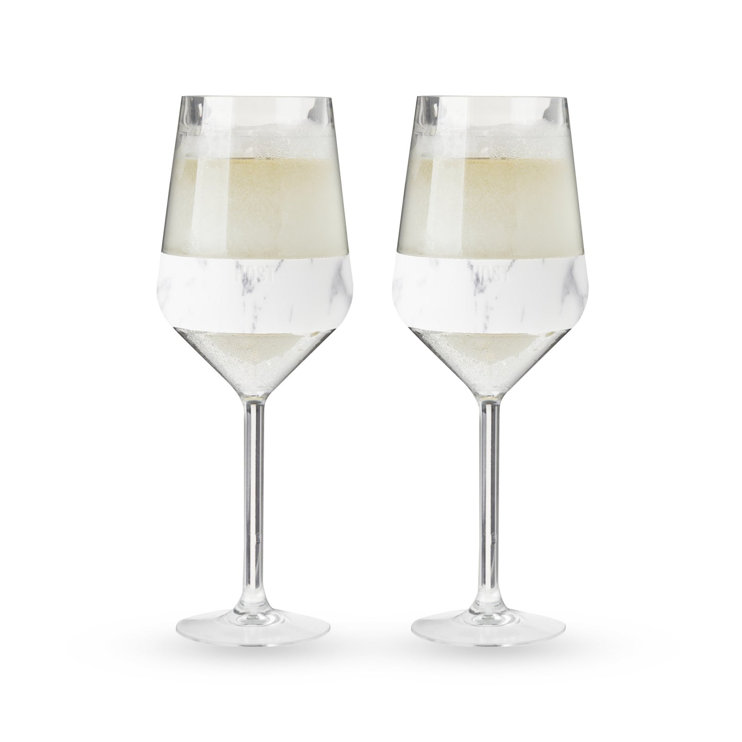 Wine FREEZE Stemmed in Marble (set of 2)