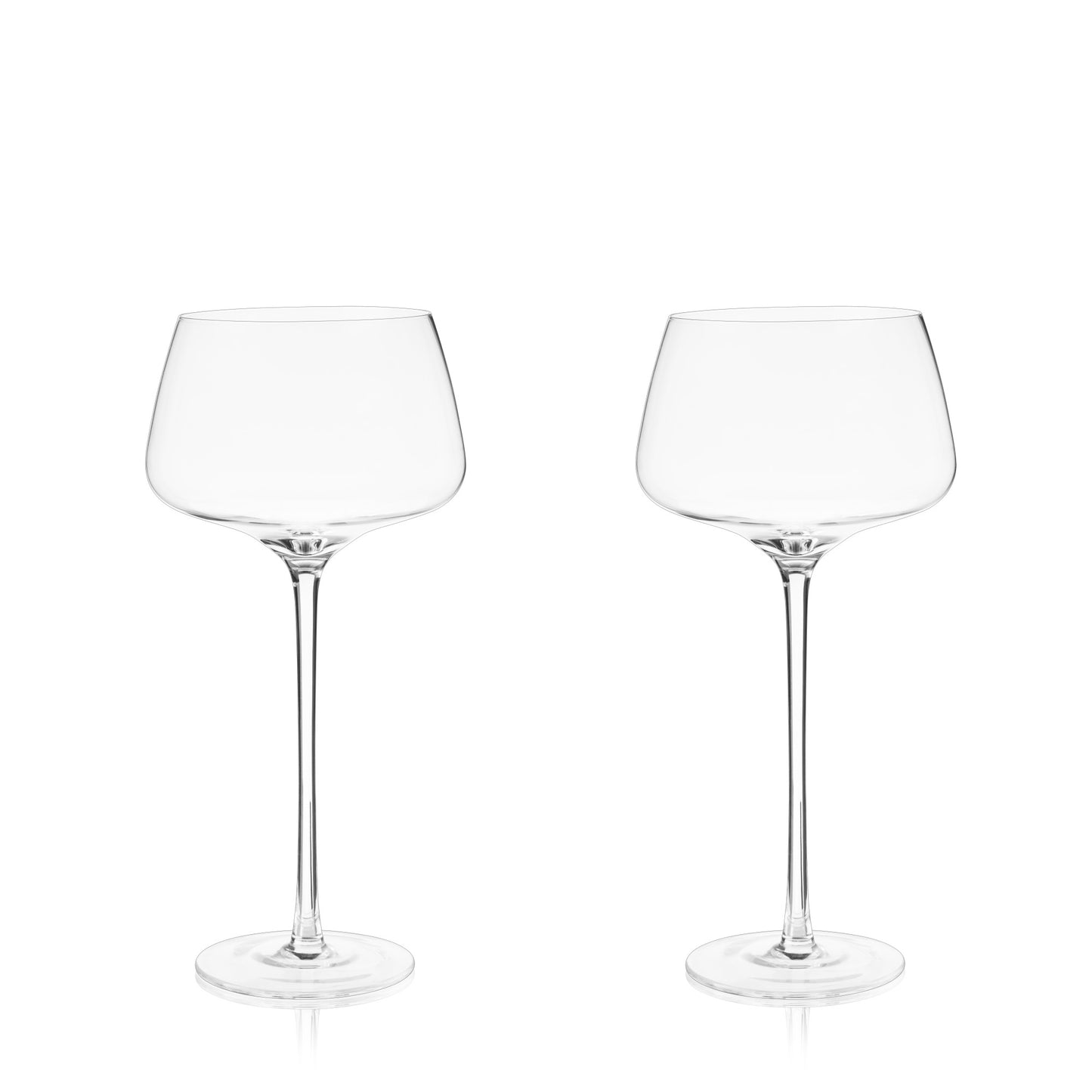 Angled Crystal Amaro Spritz Glasses