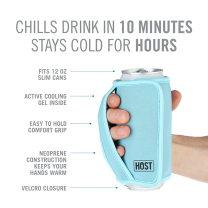 Insta-Chill Slim Can Sleeve in Ice