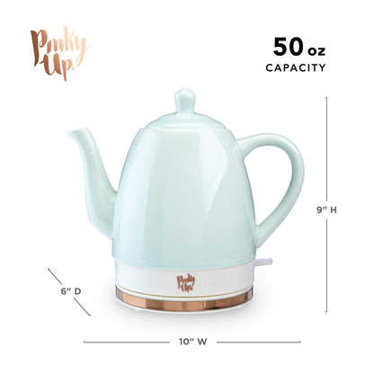 Noelle™ Ceramic Electric Tea Kettle by Pinky Up®