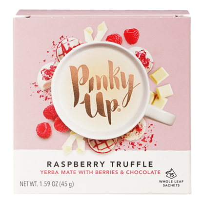 Raspberry Truffle Pyramid Tea Sachets by Pinky Up