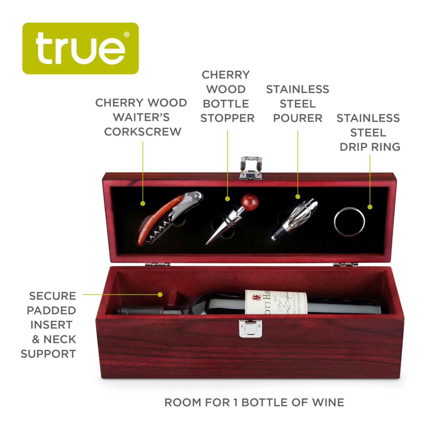 Cherry™: 1-Bottle Accessory Gift Set