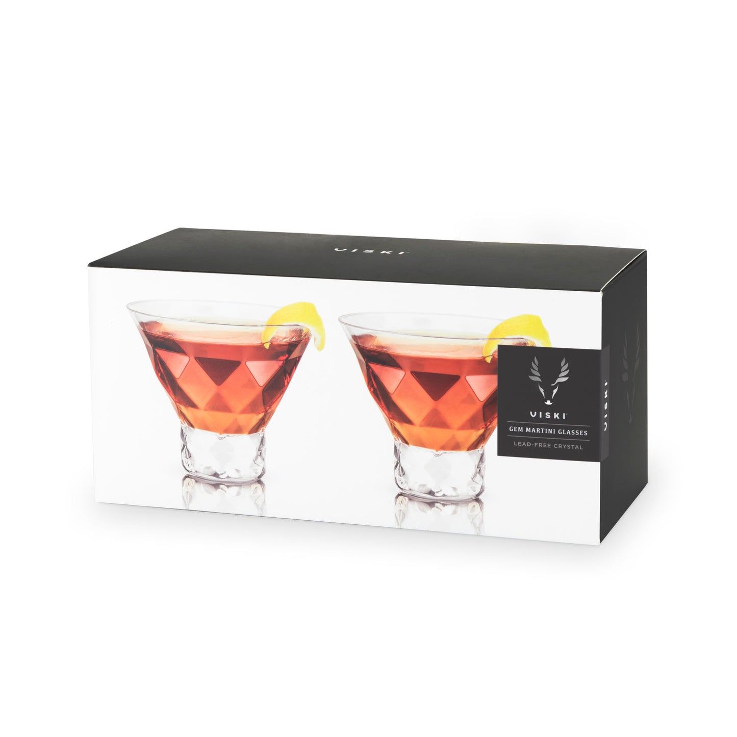 Gem Crystal Martini Glasses by Viski®