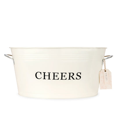 Cheers Galvanized Metal Tub