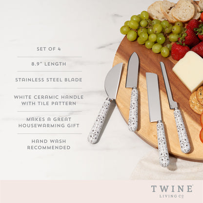 Tiles Cheese Knife Set