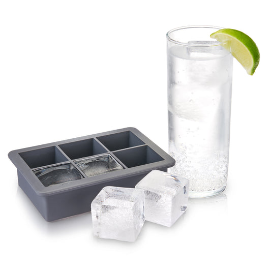 Highball Ice Cube Tray with Lid by ViskiÂ®-0