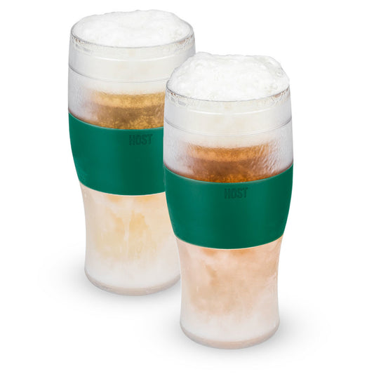 Beer FREEZE™ Cooling Cups in Green (set of 2) by HOST®-0