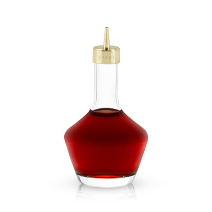 Bitters Bottle with Gold Dasher Top by Viski®