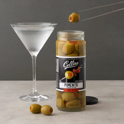 10 oz. Pimento Cocktail Olives - 6 Pack