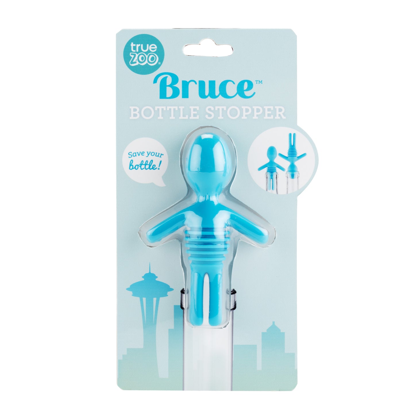 Bruce Bottle Stopper in Blue