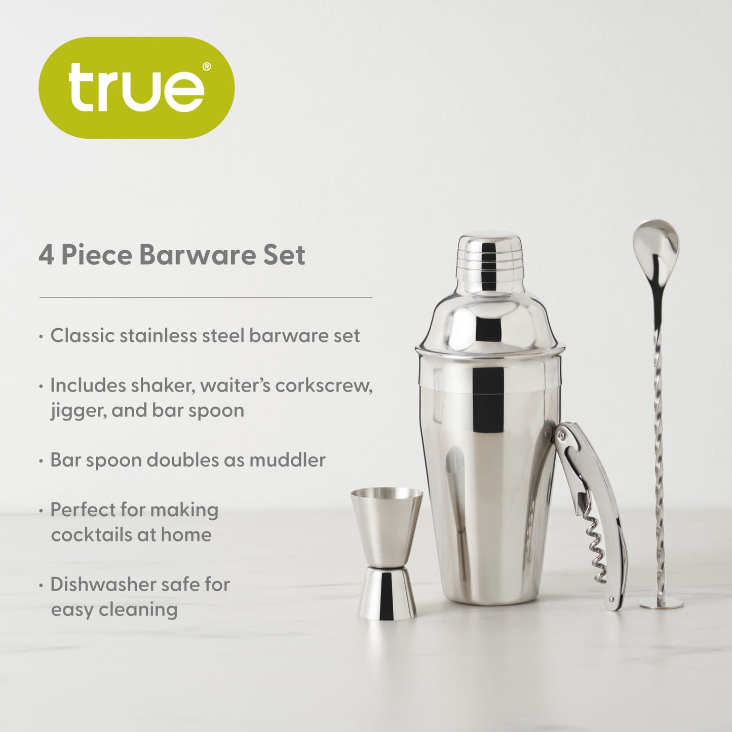 4 Piece Barware Set