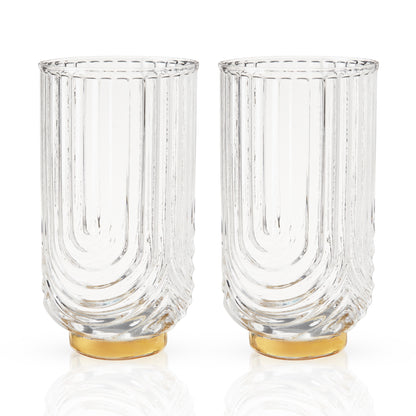 Gatsby Crystal Highball Glasses Viski®
