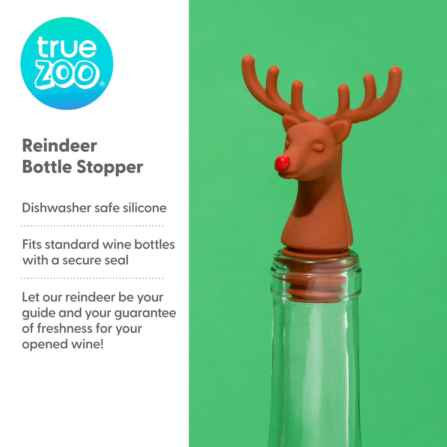 Reindeer Bottle Stopper