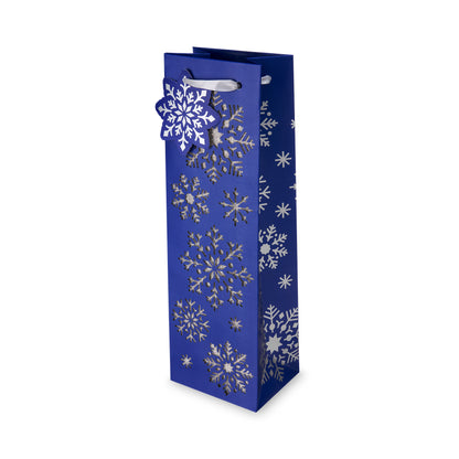 Diecut Snowflake Single-bottle Wine Bag
